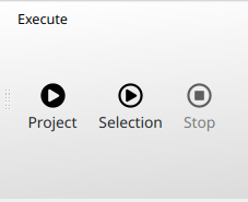 Toolbox execute toolbar