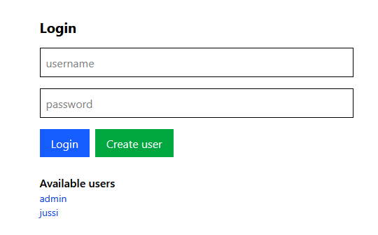 Webapp login